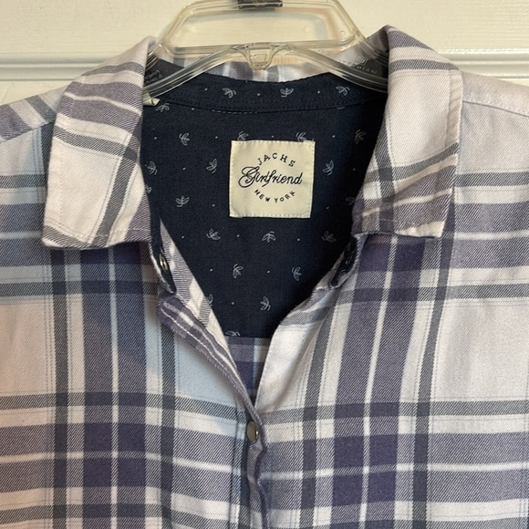 Jachs Girlfriend women’s white pearl snap long sleeve shirt size XXL - Picture 2 of 9